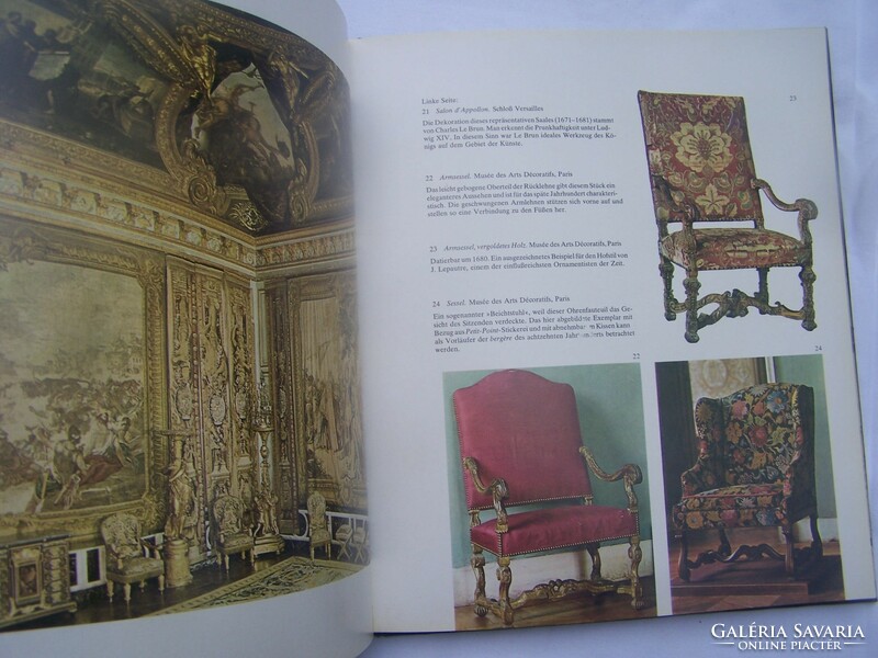 French furniture art 16-18th century