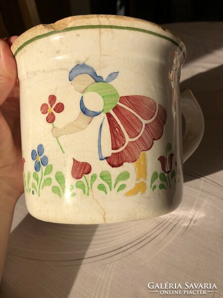 Old crow's house sour cream mug