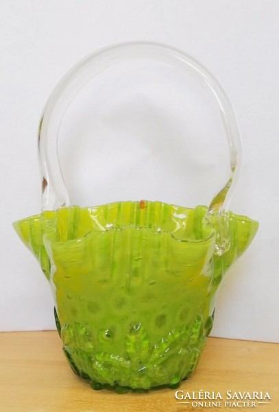 Bohemia. Sinrival basket in neon-green colors containing uranium