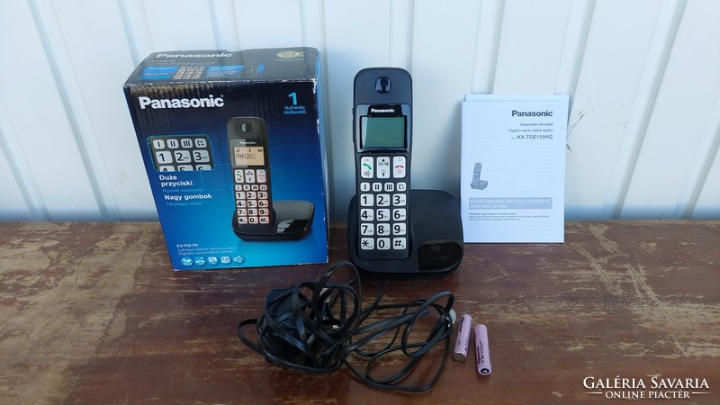 Panasonic KX TGE 110 vezetéknélküli telefon