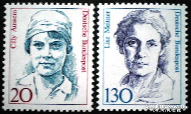 N1365-6 / Németország 1988 Híres Nők V. bélyegsor postatiszta