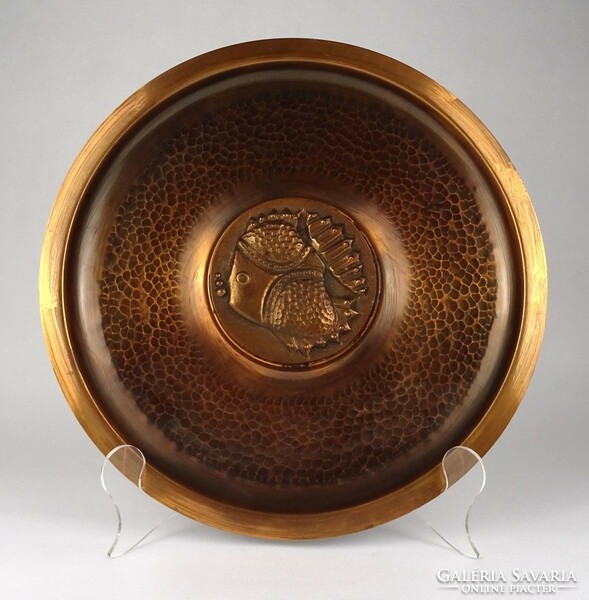 1Q957 large fish industrial copper wall plate 32 cm