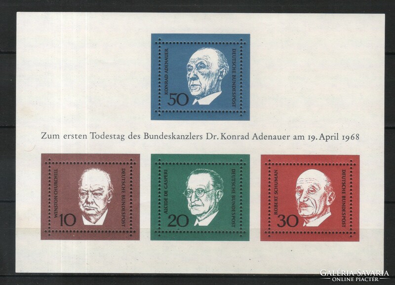 Postal cleaner Bundes 1505 mi block 4 EUR 3.00