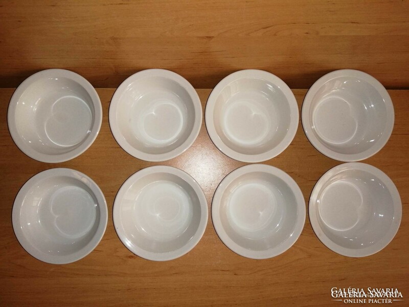 Alföldi porcelain white compote pickle plate bowl 8 pieces in one (ap)