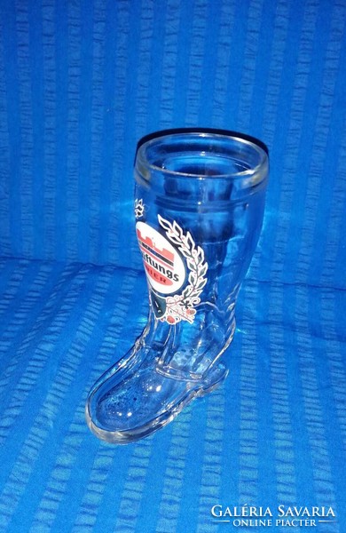 Boot-shaped glass beer glass (a12)