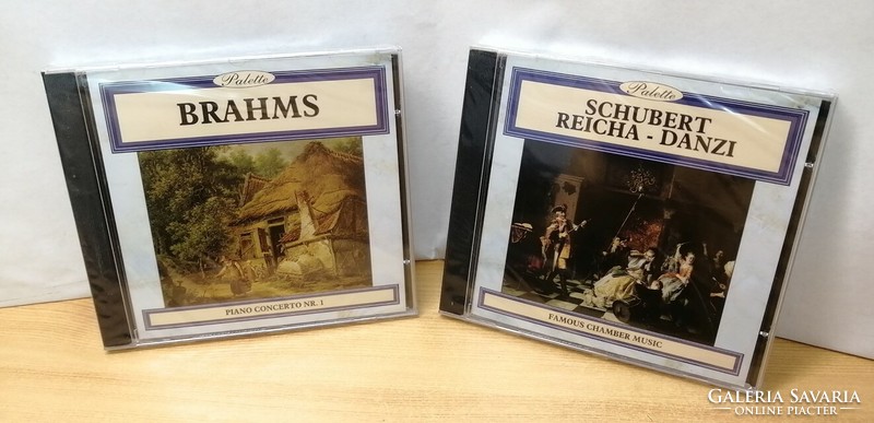 Serious music CD pair. Brahms, Schubert-Reich-Danzi