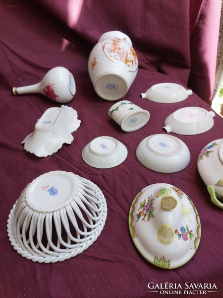 Herend porcelain selection 10 pieces!