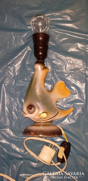 Retro industrial fish lamp