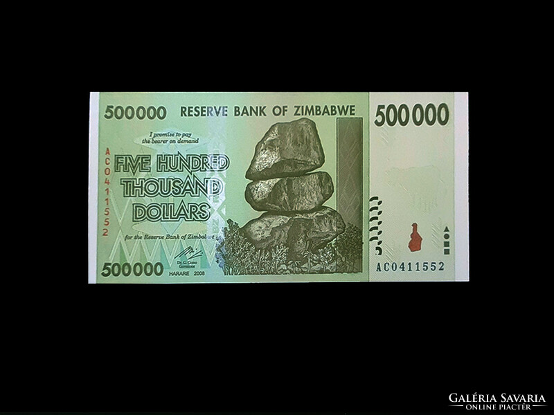 Ounce - $ 500,000 - Zimbabwe - 2008