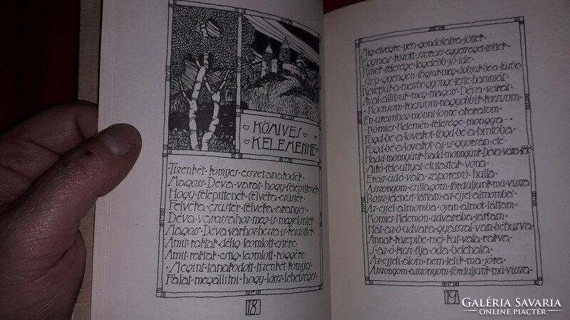 1908. Károly Kós: Székely ballads book according to pictures artunion-Széchenyi book publisher
