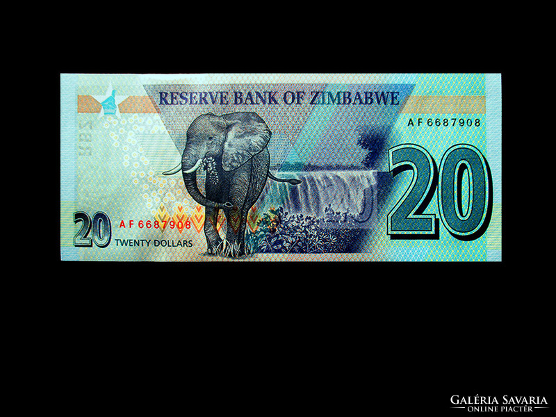 UNC - 2 DOLLÁR - ZIMBABWE - 2020