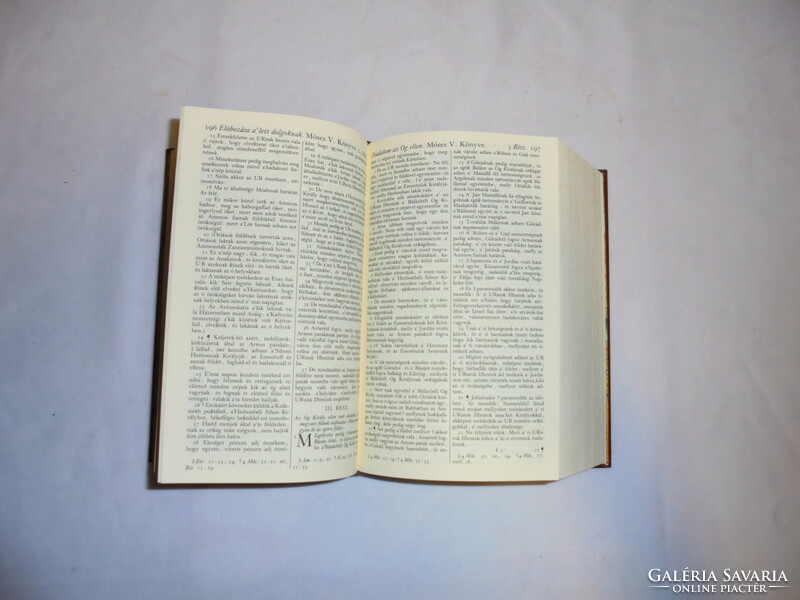 The cute Bible of Little Miklós of Misztótfalus - Holy Bible - translated by Gáspár Károli. - 1989 - BSc. Kner St