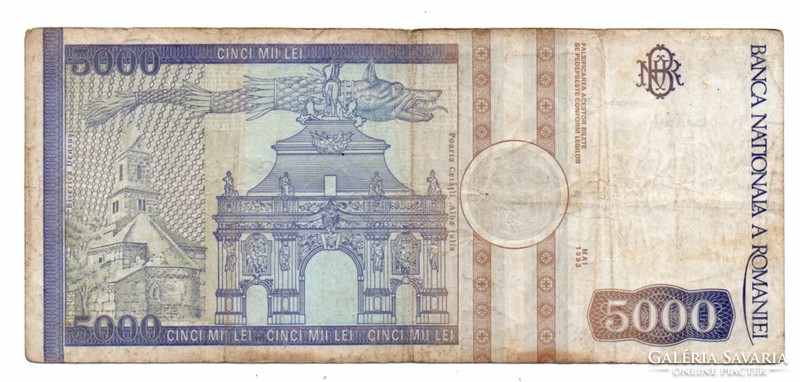5000    Lei     1993    Románia