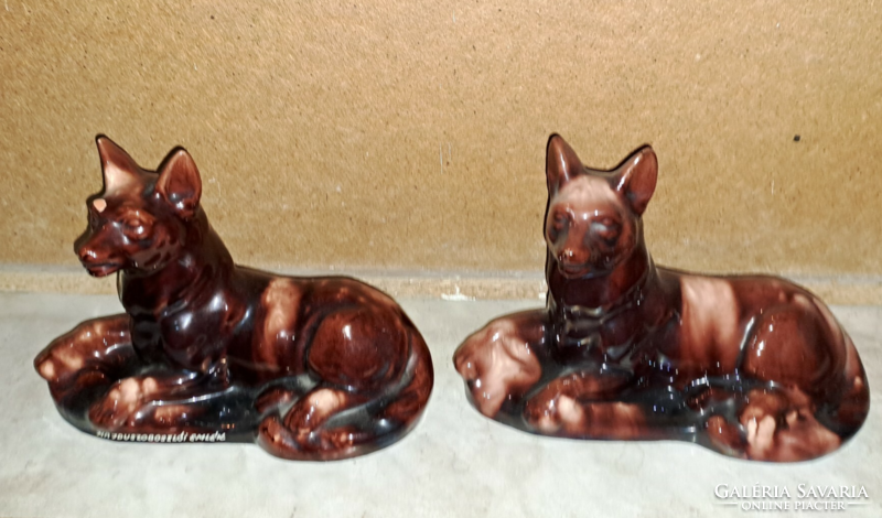 Ceramic dogs 24x17 cm.