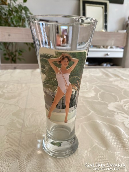 Bikinis női retró pohár