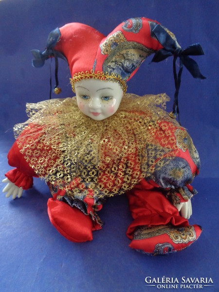 Beautiful craftsman clown doll