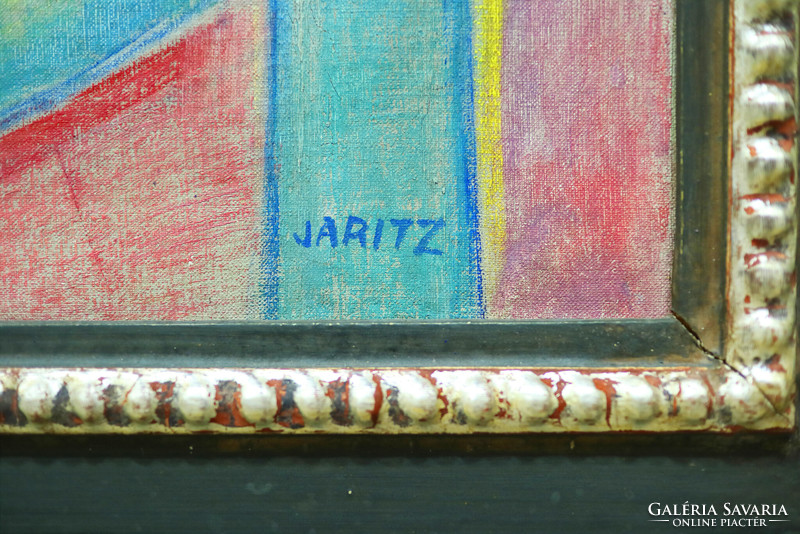 Járitz Józsa - Ülő kislány portréja
