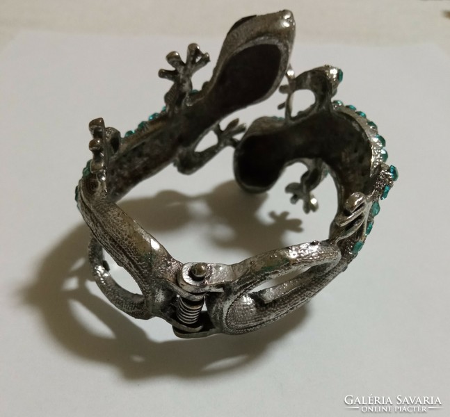 Rare fashion bracelet - shiny stone salamander bracelet