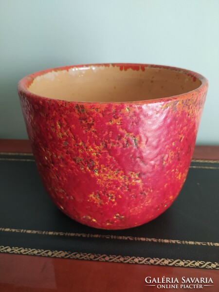 Tófej:-retro larger size pot, flawless, diameter 21 cm