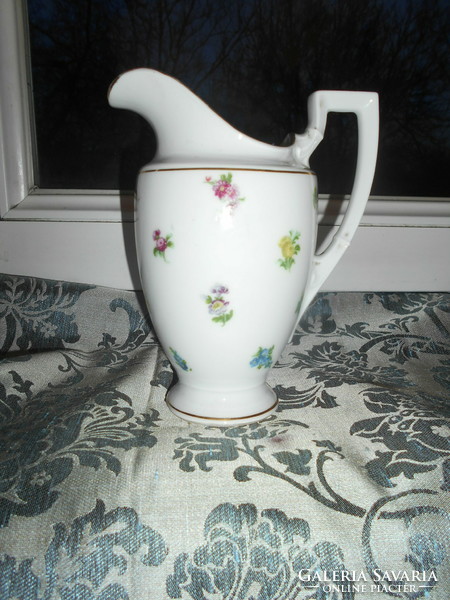 Antique German porcelain jug 17 cm