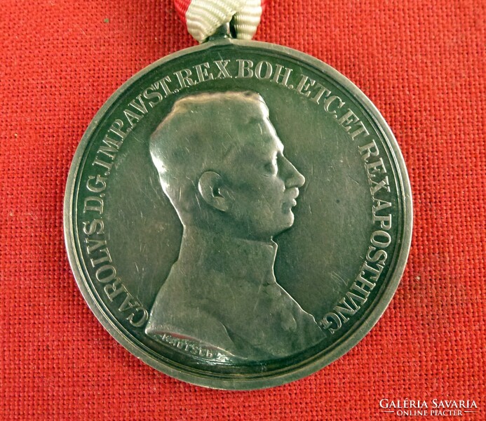 Arc. Károly Monarchy 1916. Valor medal 