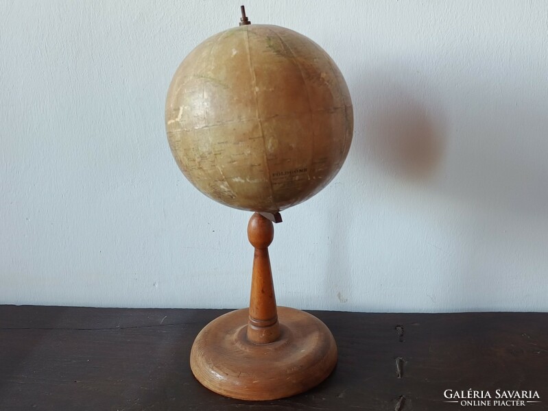 100-year-old antique Hungarian globe