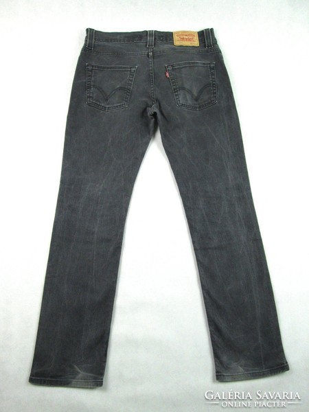 Original Levis 511 slim (w34 / l32) men's dark gray stretch jeans
