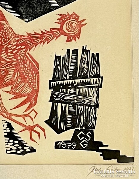“A TOLVAJ” című Cseh Gábor (1941) szekszárdi festőművész alkotása 1973-ból.