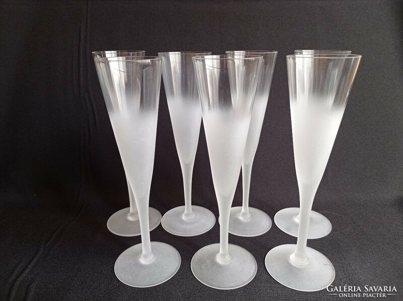 Champagne glass glass set