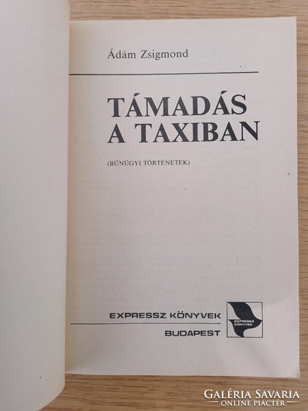Zsigmond Ádám - attack in the taxi (criminal stories)