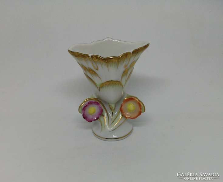 Herendi porcelán mini váza!