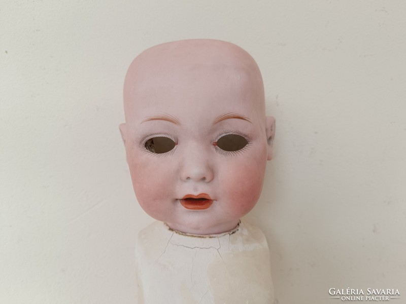 Antik baba porcelánfejű Armand Marseille A. 9 M. 327 porcelán fejű játék Porzellan antike Puppe 970
