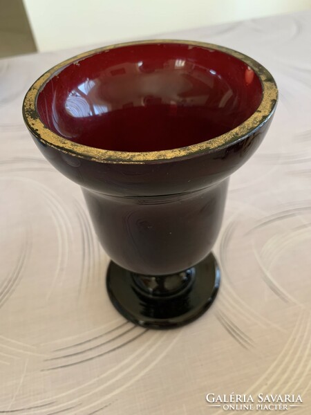 Bieder pohár kupa bíbor színben