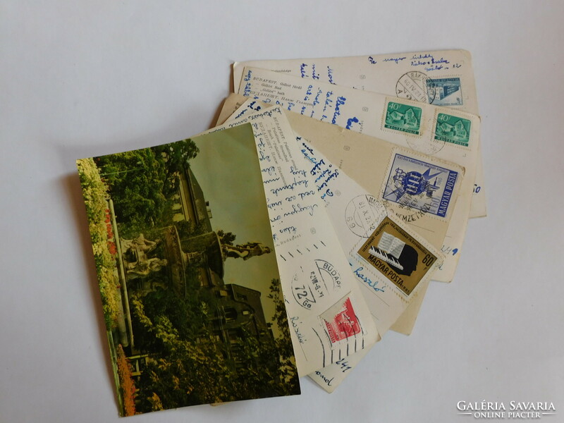 Old postcards - Budapest, early 60s - 6 pieces
