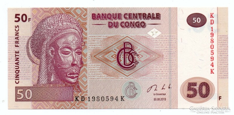 50   Francs     2013    Kongó