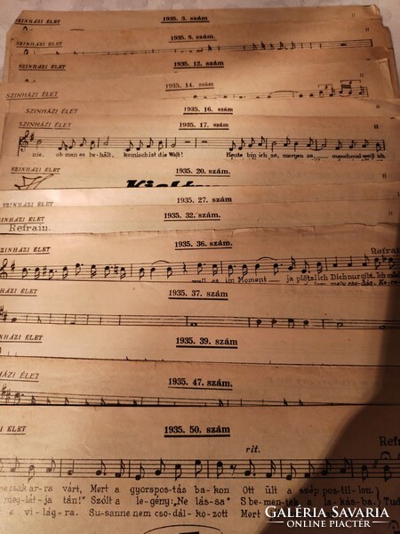 Old sheet music from 1935