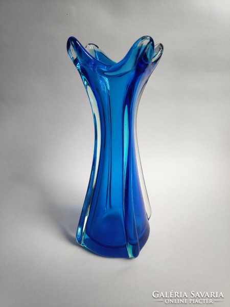 Muránói üveg váza 24cm