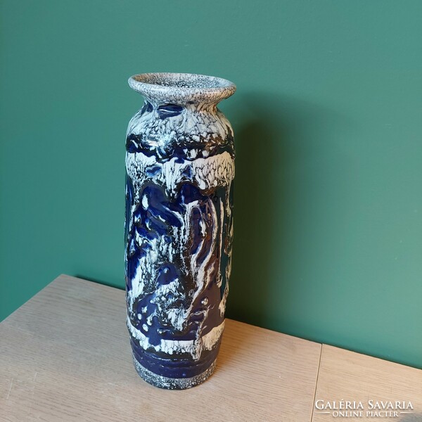 István from Transylvania retro fat lava ceramic vase with free shipping
