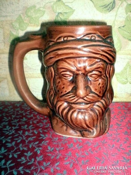 Figural, ceramic beer mug 05.