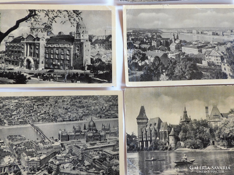 Régi képeslapok - Budapest, 50-es évek vége - 10 darab