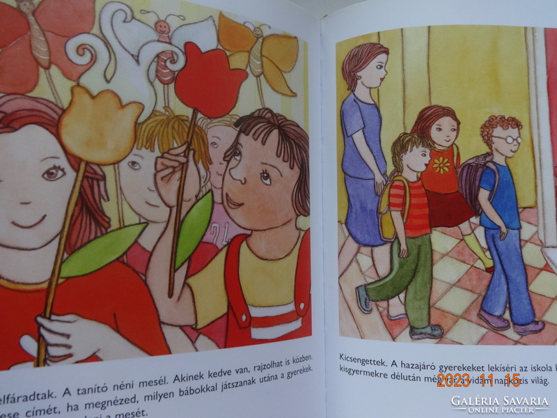 Érsek Rózsa:  Első nap az iskolában - mesekönyv Paulovkin Boglárka rajzaival