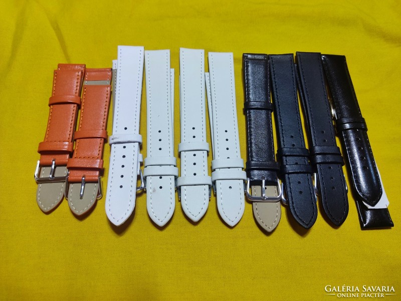 Leather watch strap 20 mm