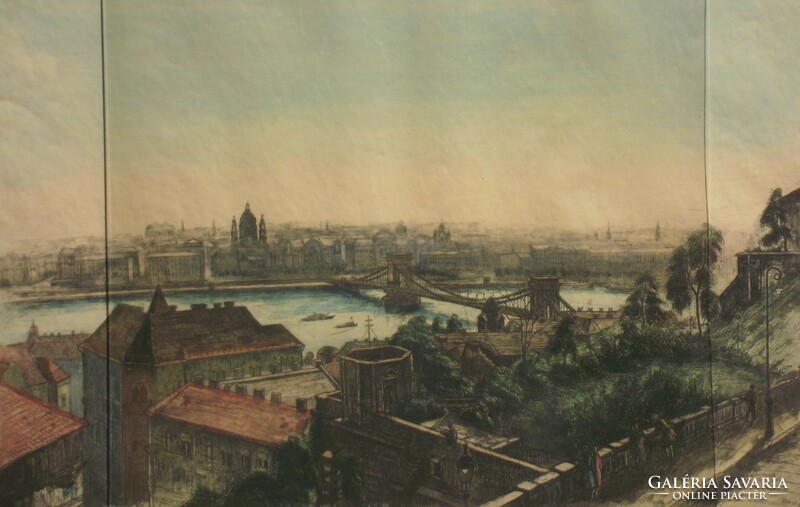 Élesdy István (1912-1987) : Budapesti panoráma