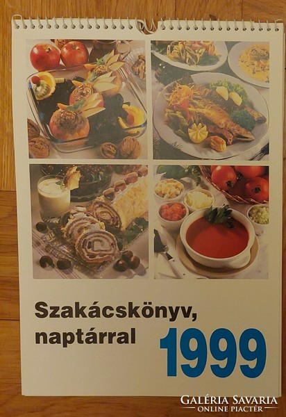 Szakácskönyv naptárral 1999 (Akár ingyenes szállítással)