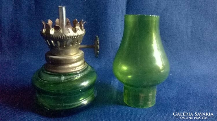 Green mini kerosene lamp 13.