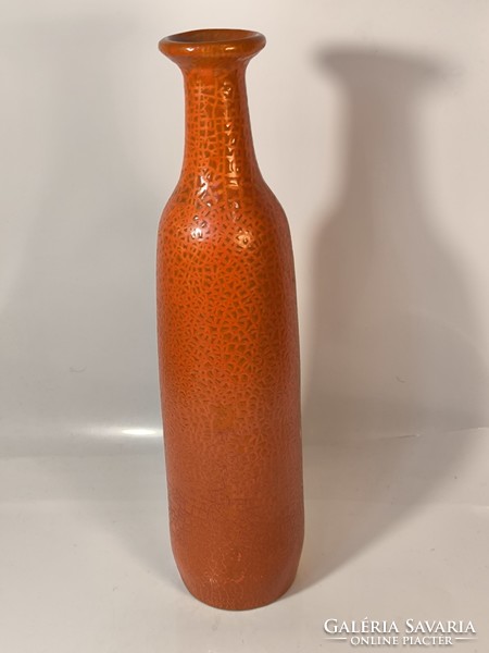 Pesthidegkúti kerámia váza Csizmadi Margit tervezése 42cm