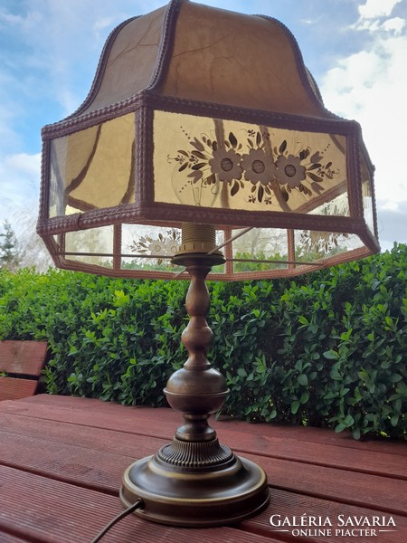 Copper table lamp!