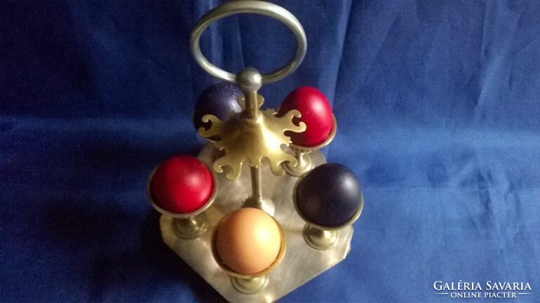 Antique, marked table egg holder