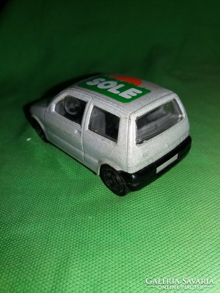 Old Italian burago fiat sole small car 1:43 scale metal model toy car according to the pictures