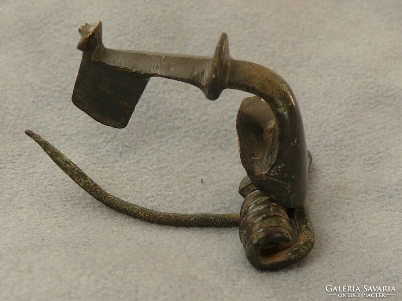 Antik római fibula eredeti római kori bronz fibula római ruhakapocs bross hagyatékból